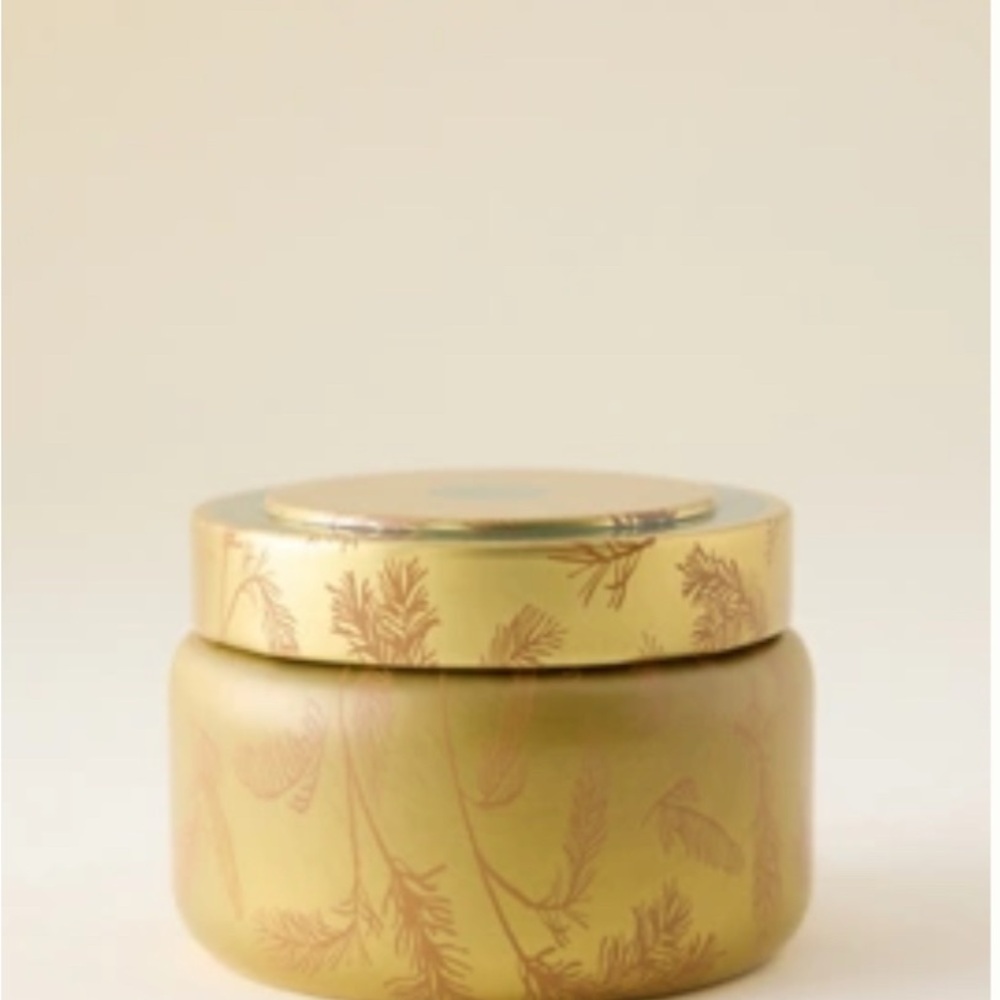 Anthropologie CAPRI BLUE WOODY FIR & FIREWOOD TIN CANDLE | NWT | 8.5 oz